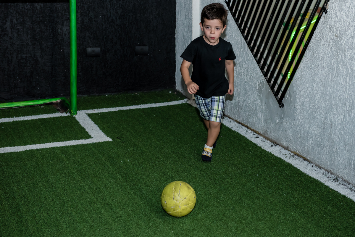 hora de fazer gol no jogo de futebol