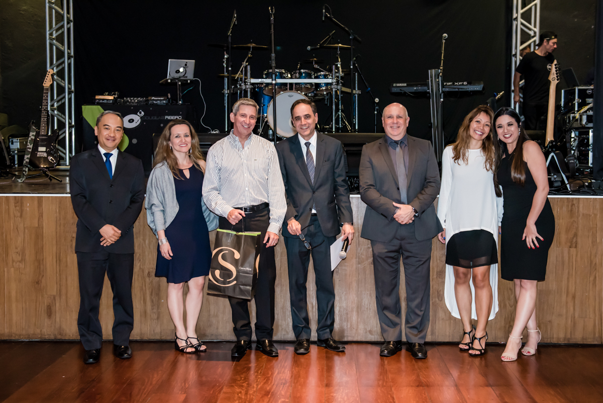 foto com os colegas de trabalho