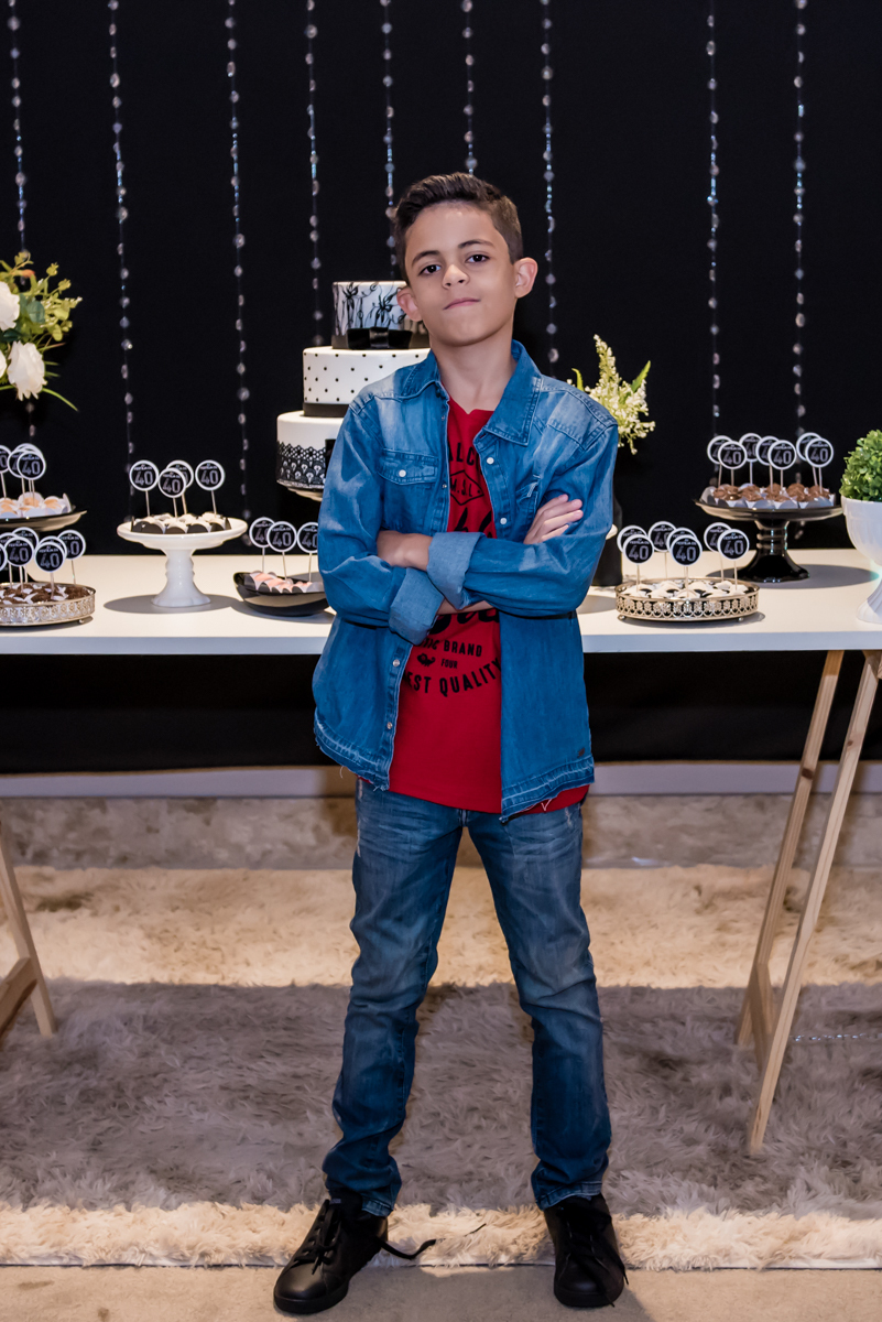 pose de galã para a foto