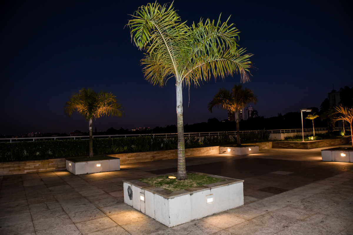 imagem do jardim do condomínio