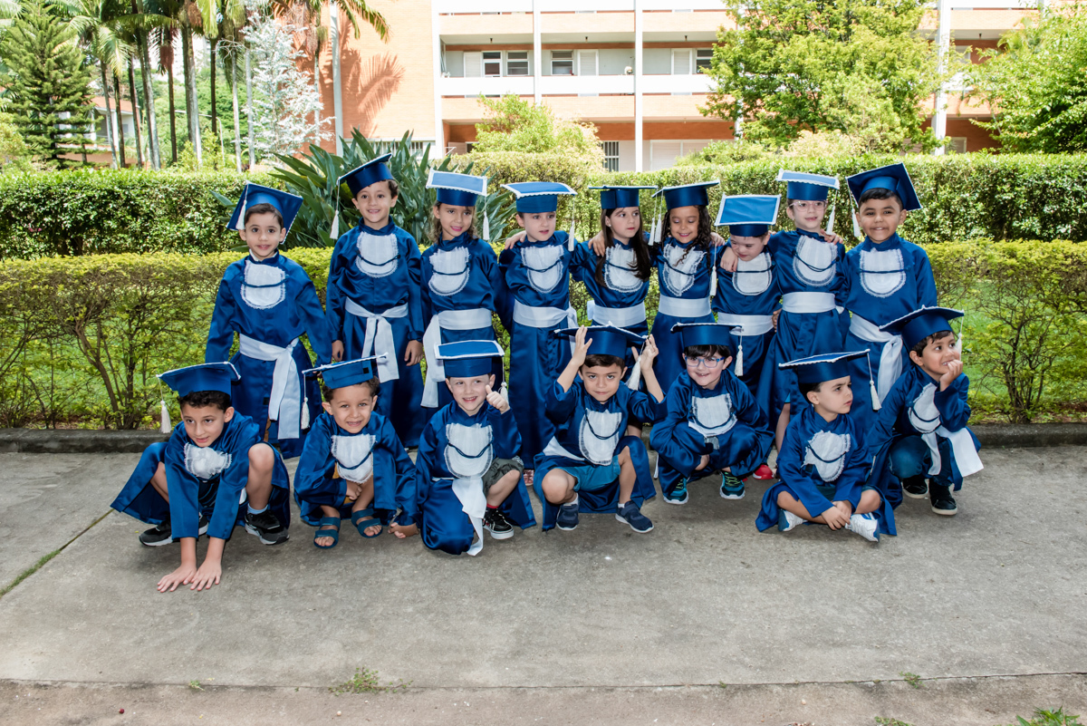 fotografia dos alunos da escola