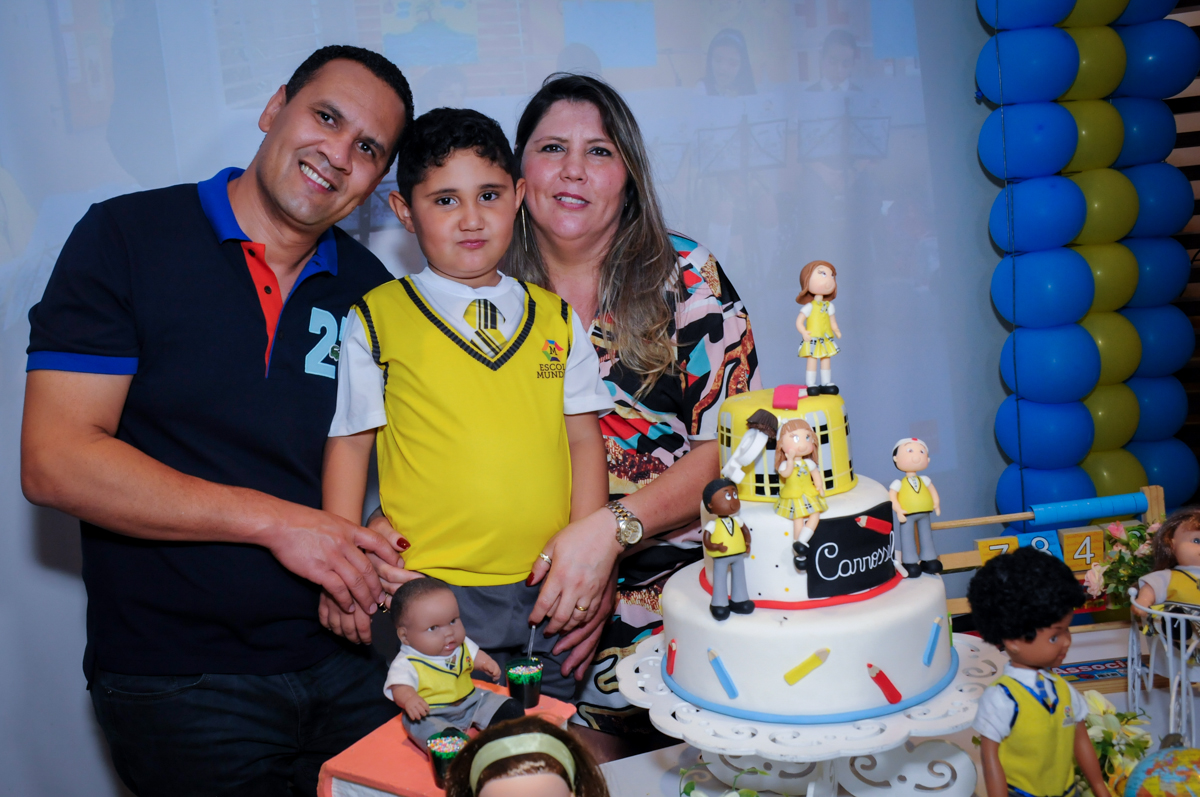 aniversariante e sua mãe no Buffet Infantil Amazing, Alphaville, São Paulo