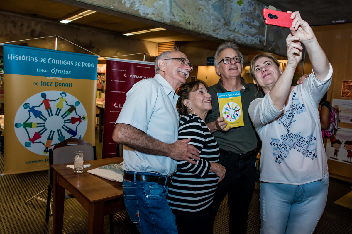 selfie com os amigos