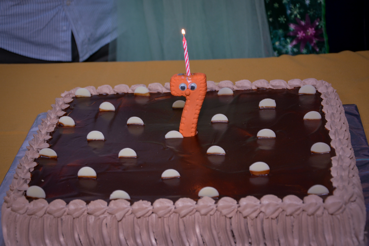 bolo de aniversário no Planeta Buffet, São Paulo