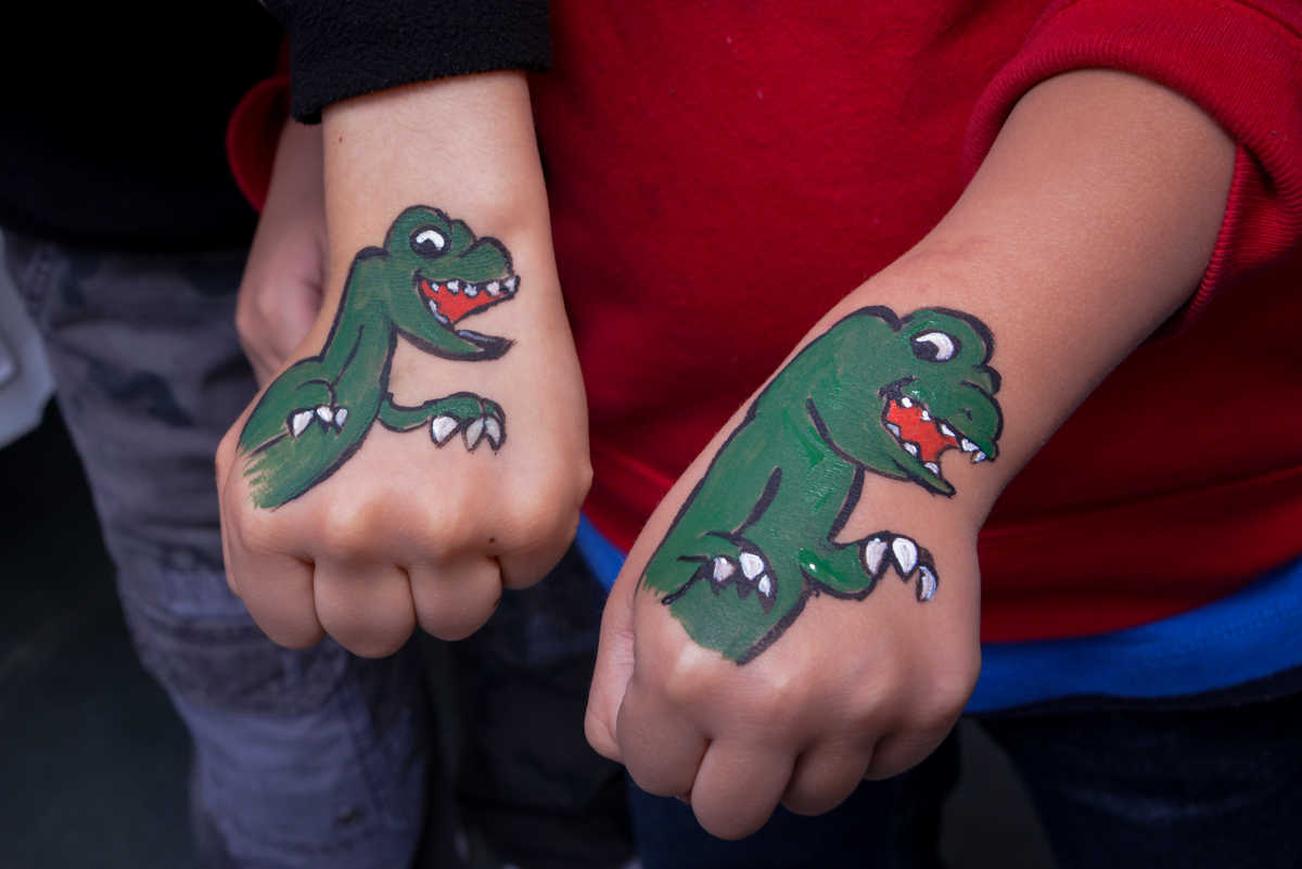 tatuagem do dinossauro no  no condomínio, São Paulo- SP