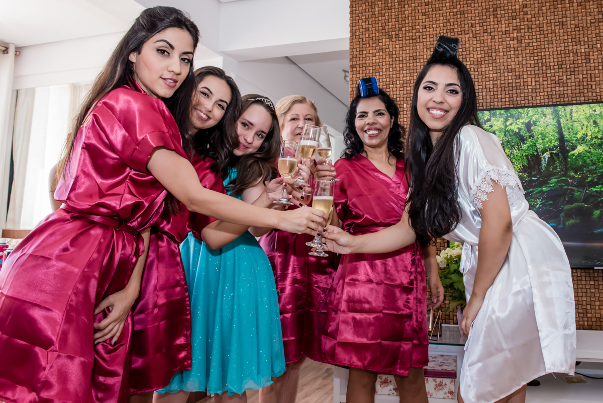 hora do brinde da noiva