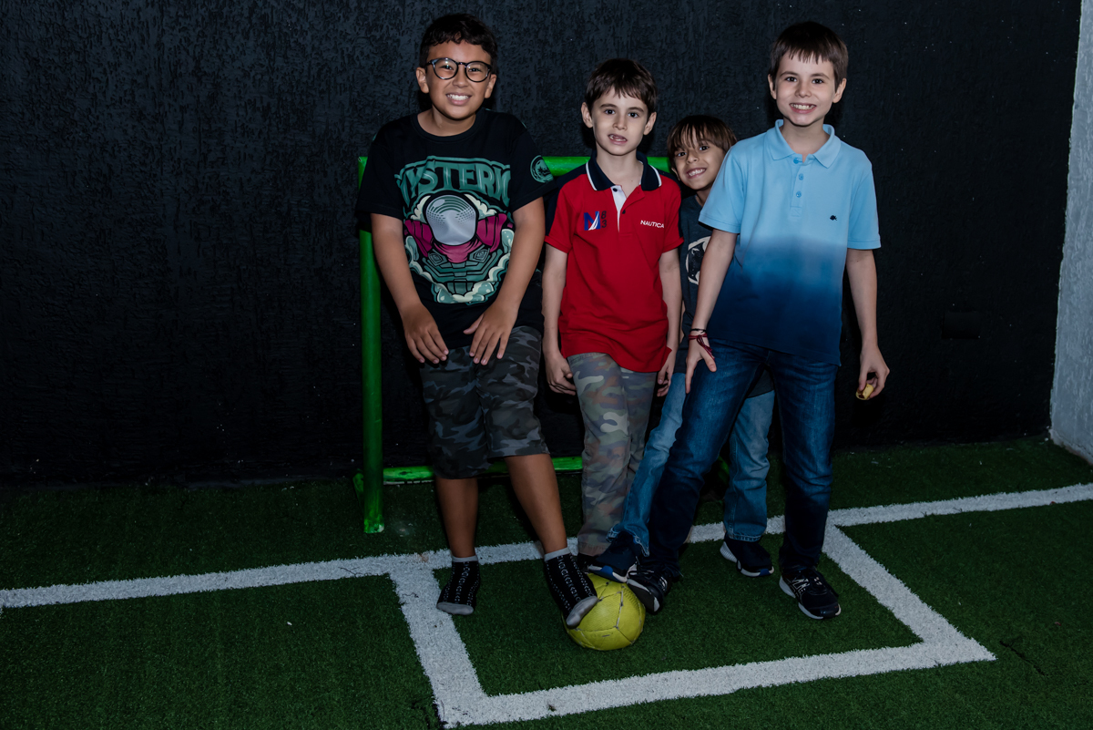 pose de jogadores para a foto