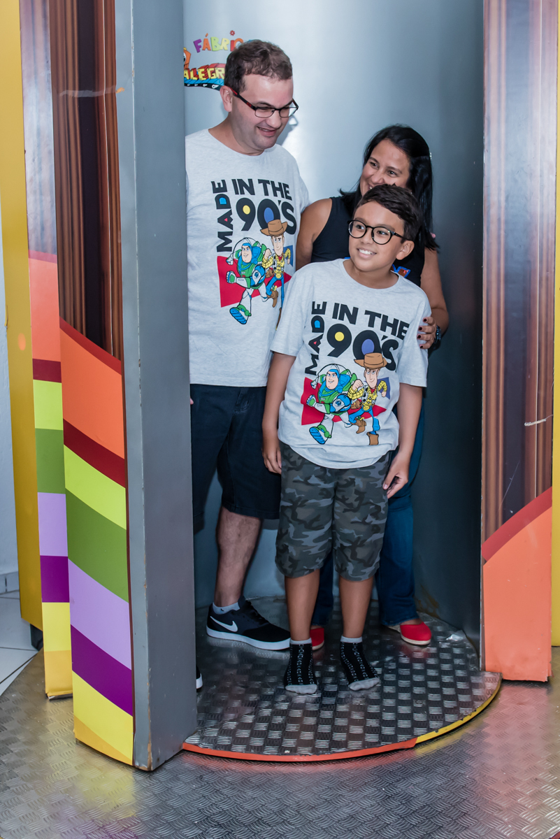 saindo da máquina do parabésn