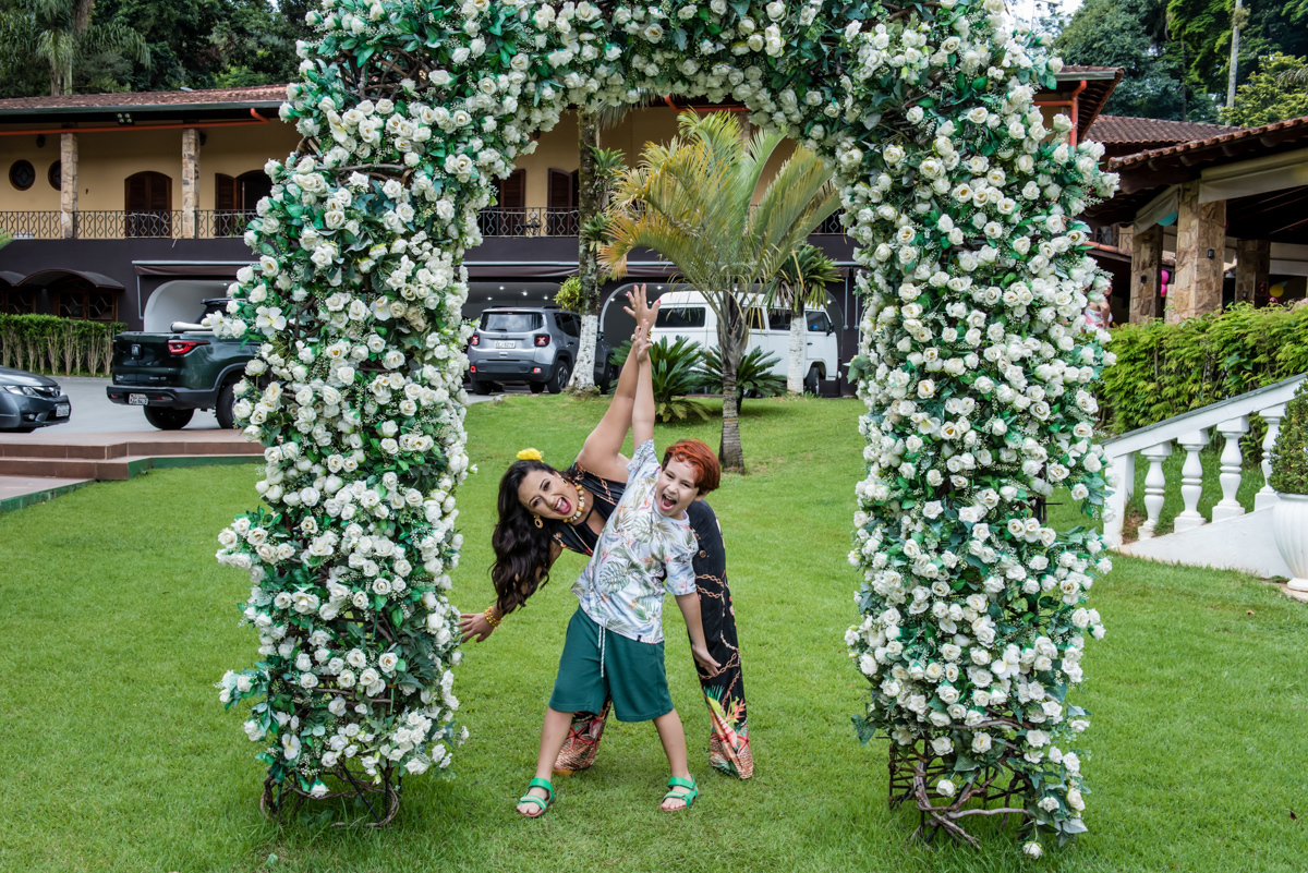 brincando muito com o filho