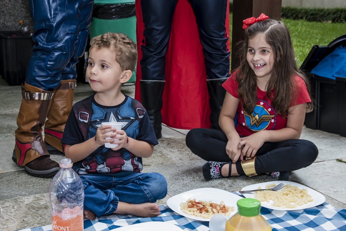 hora das crianças fazer um lanchiho