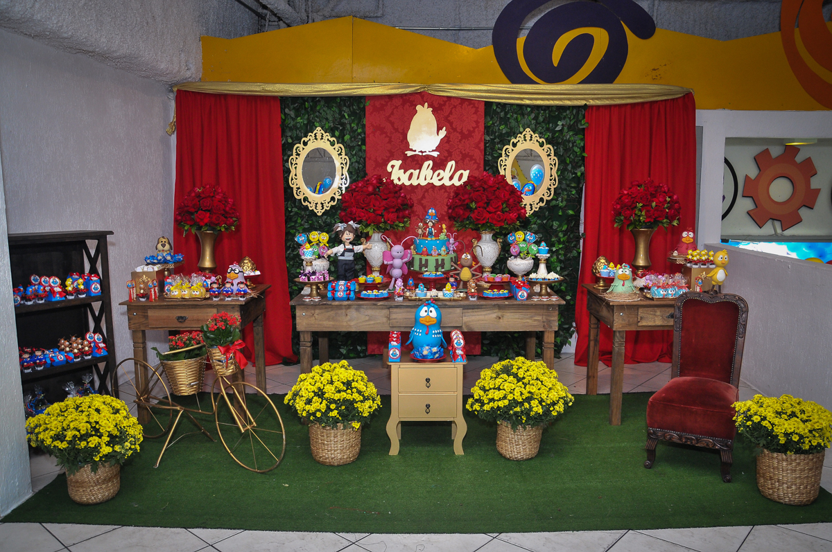 tema da festa galinha pintadinha no Buffet Fábrica da Alegria unidade Osasco
