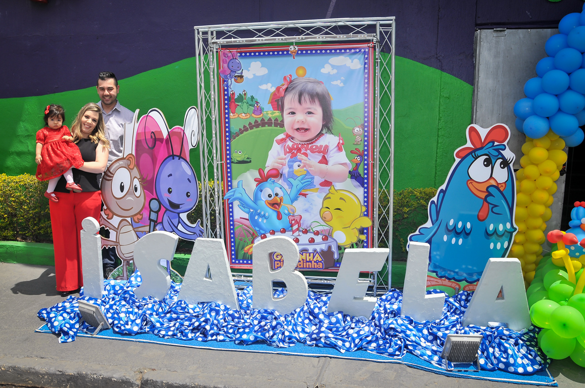 banner da aniversariante no Buffet Fábrica da Alegria unidade Osasco