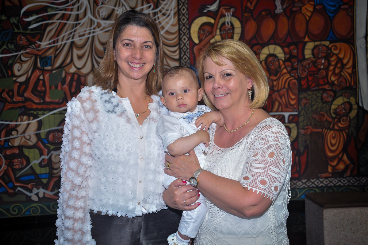 foto das avós no batizado do Matheus no Paróquia São Bento Morumbi