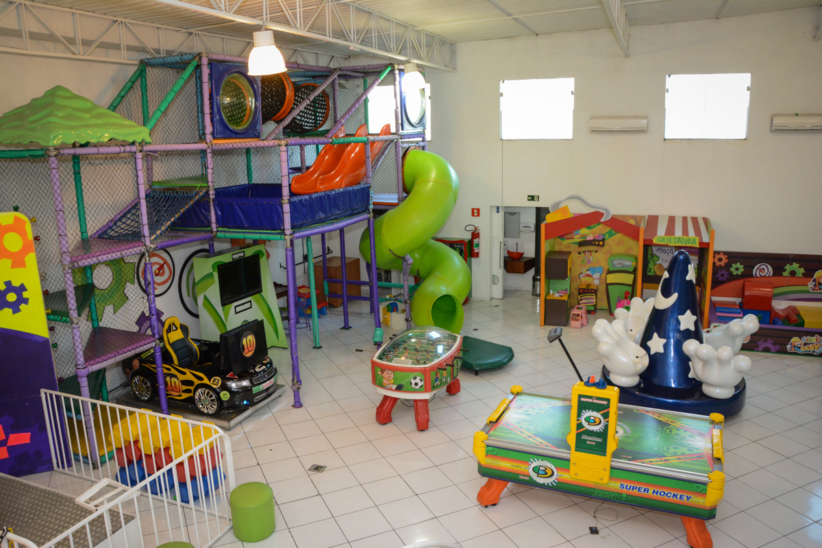 salão de festa do Buffet Fábrica da Alegria, Morumbi, SP