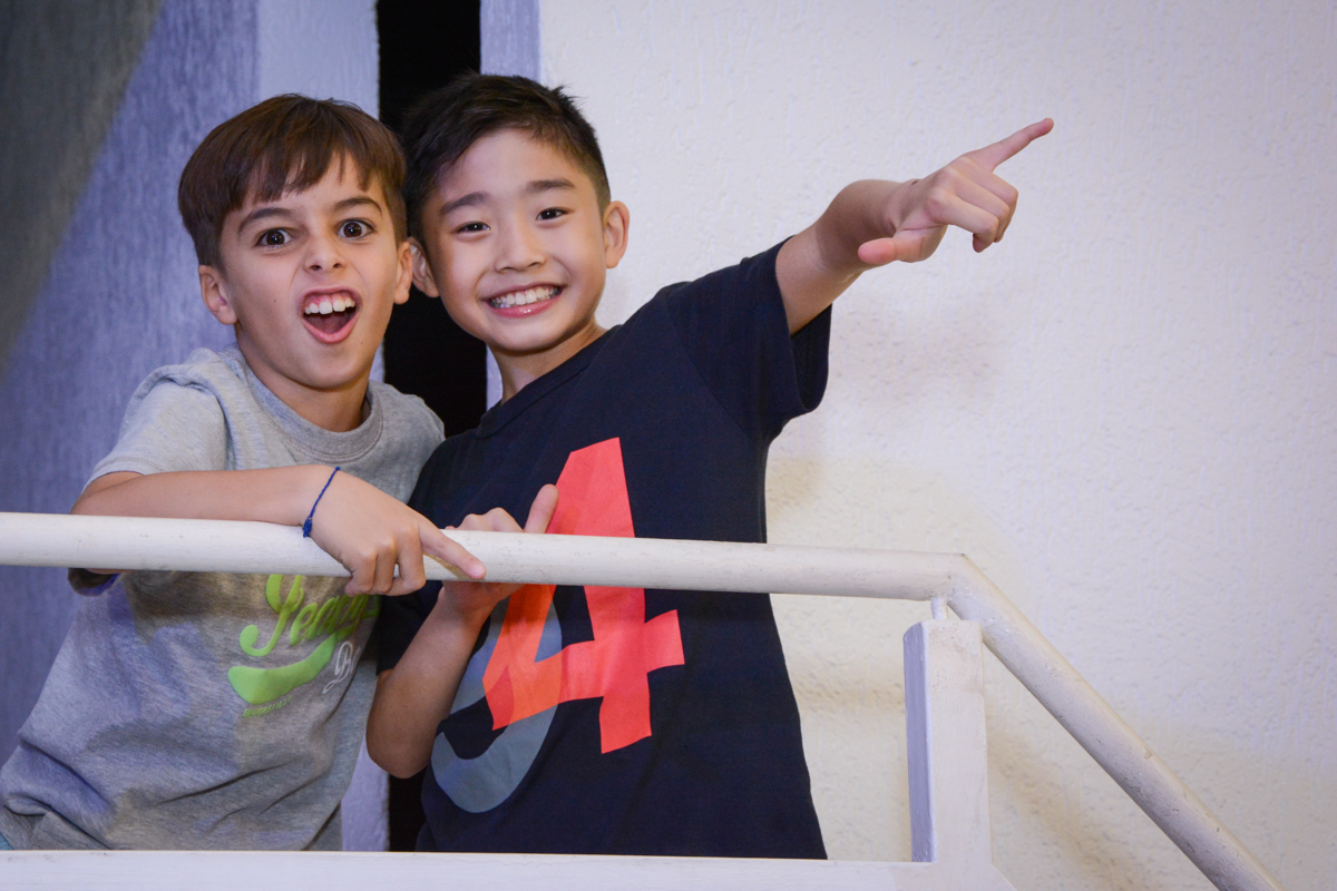 foto dos amiguinhos no Buffet Fábrica da Alegria, Morumbi, SP