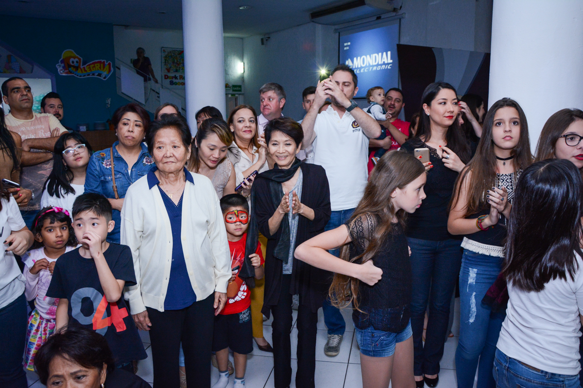 hora do parabéns no Buffet Fábrica da Alegria, Morumbi, SP