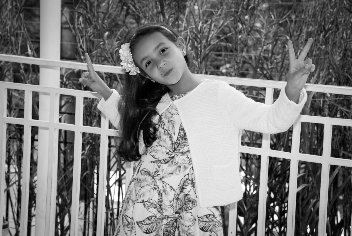 sessão de fotos com a aniversariante no Condomínio em Alphaville