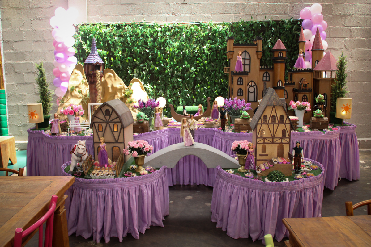 Festa infantil, Sophia 6 anos Buffet O Galpão, Pinheiros, SP, tema da festa Os enrolados
