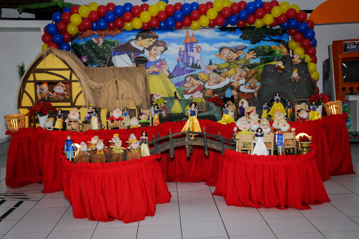 aniversário infantil, nathália 2 anos,tema da mesa branca de neve, buffet magic joy, moema, sp
