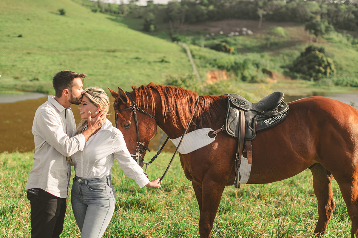 Sessão de fotos em ambiente externo