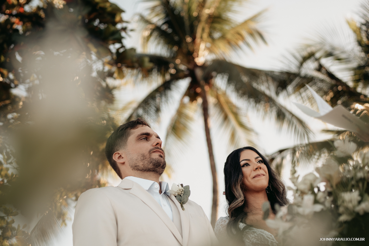 Noivo e Noiva no dia do Casamento