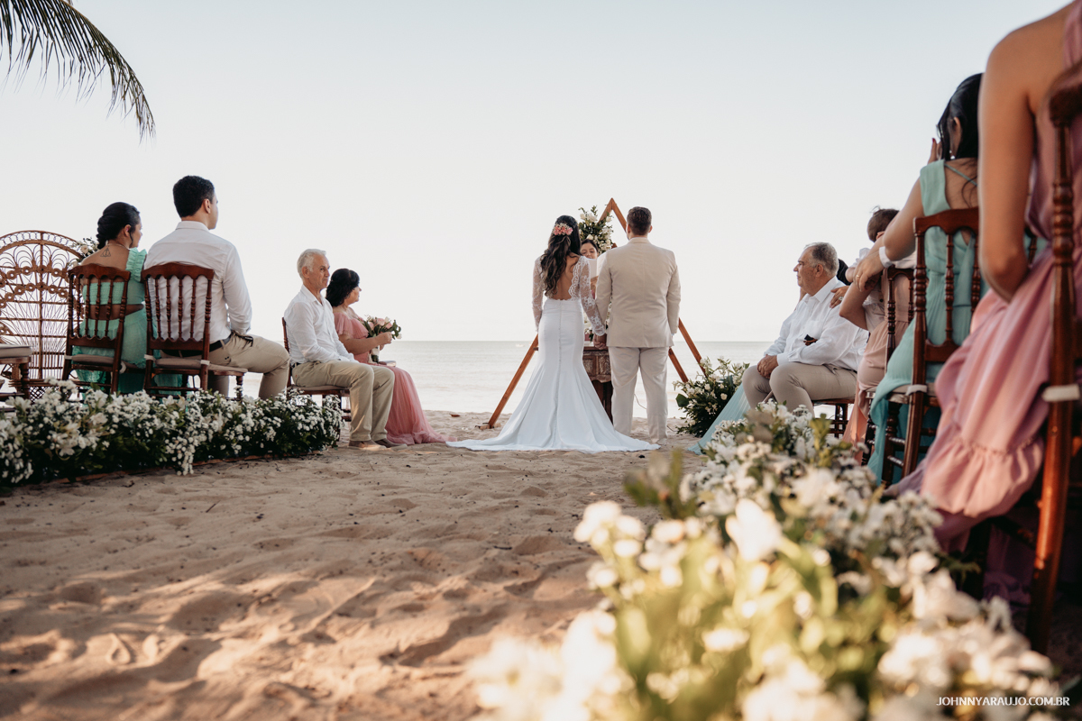 Fotos de casamento na praia de Cabo Branco em João Pessoa Pb