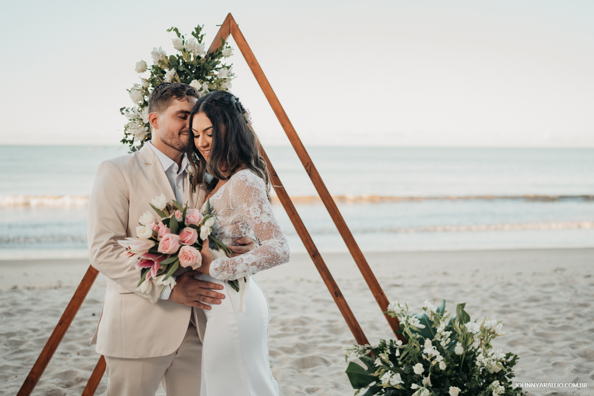 Ensaio de fotos de Casais na praia