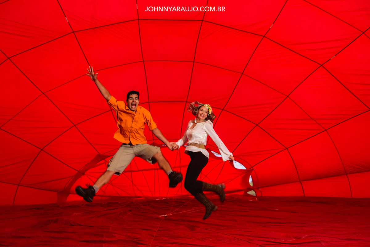 aventura no balão ensaio casal