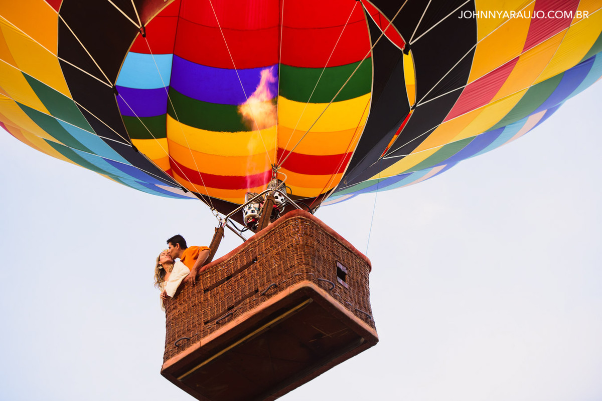 aventura em balão ensaio casal