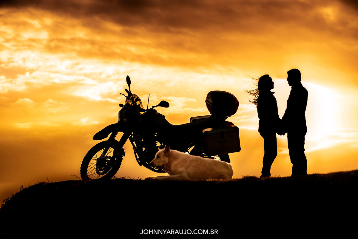 por do sol e seu guardião