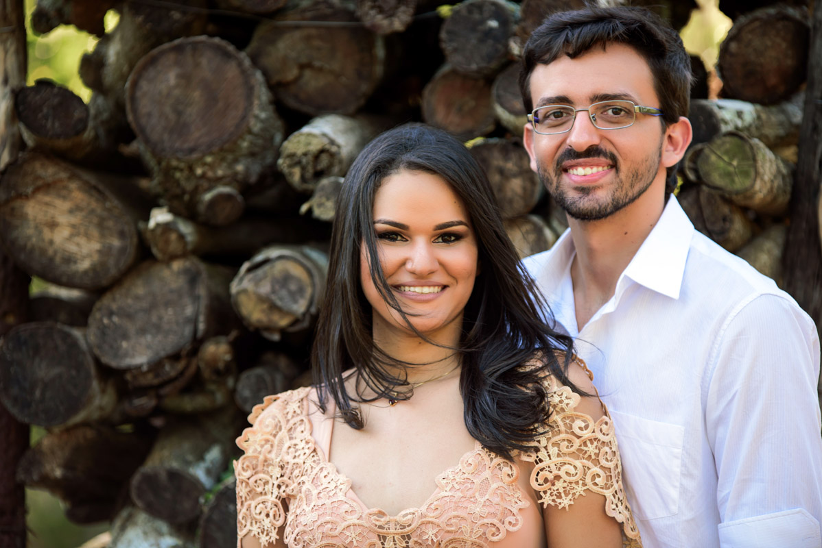 retrato dos noivos que se prteparam para o grande dia do casamento