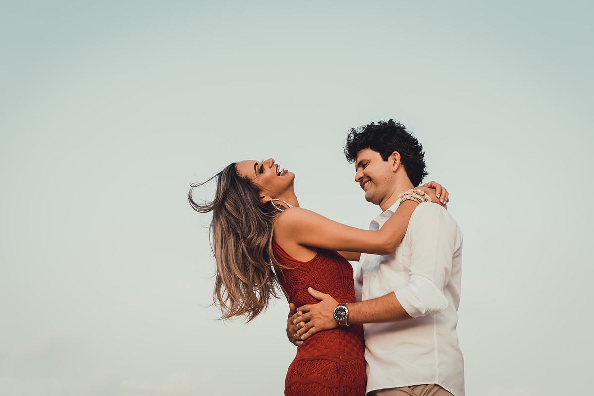 emoção e ação no ensaio dos noivos