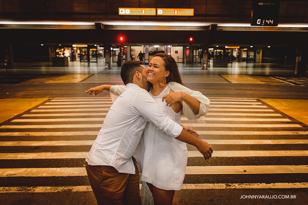 encontros e reencontros ao sair do aeroporto