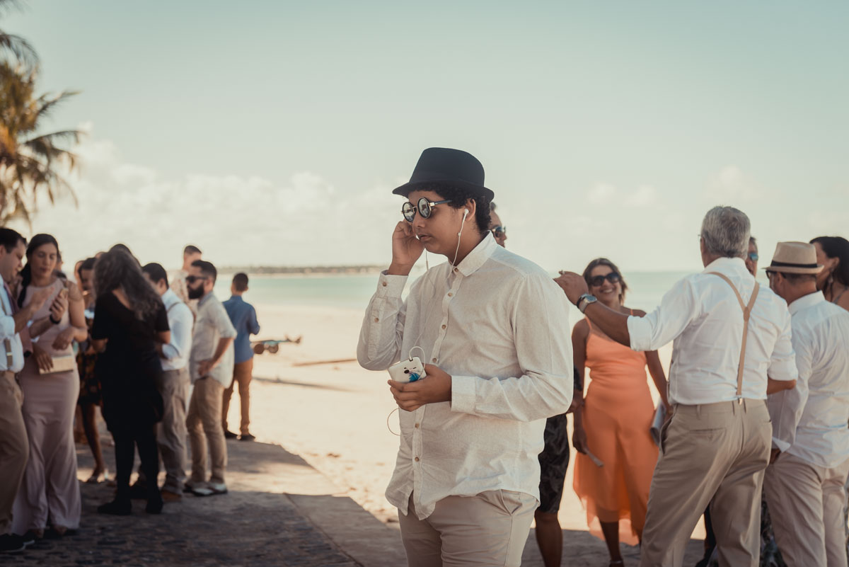 momentos antes da festa