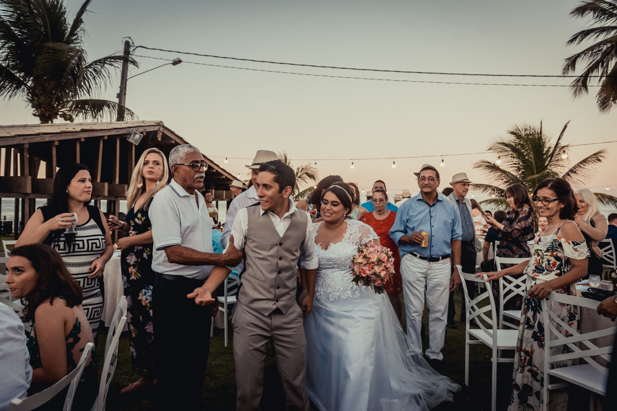 momentos da festa de casamento