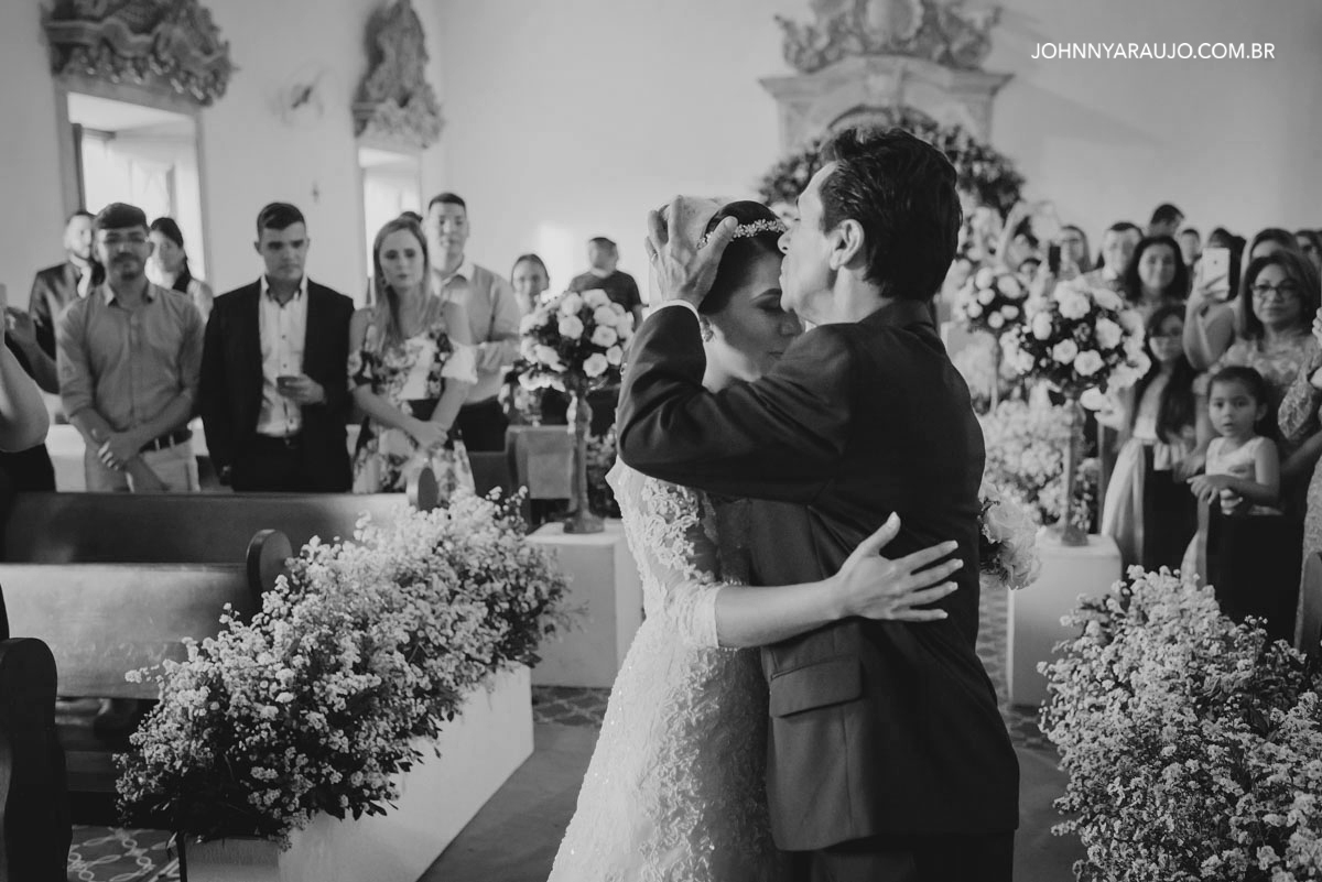 entrega da mão de sua filha em casamento