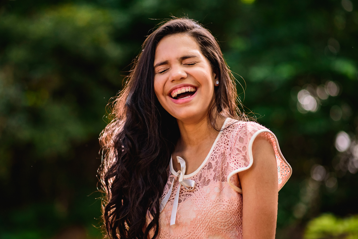muita emoção e descontração no ensaio book de 15 anos