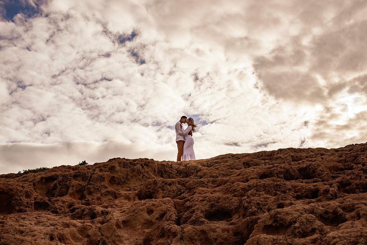 Ensaio Romântico dos Noivos Nayara e Jeferson. Litoral Sul Paraíba Brasil