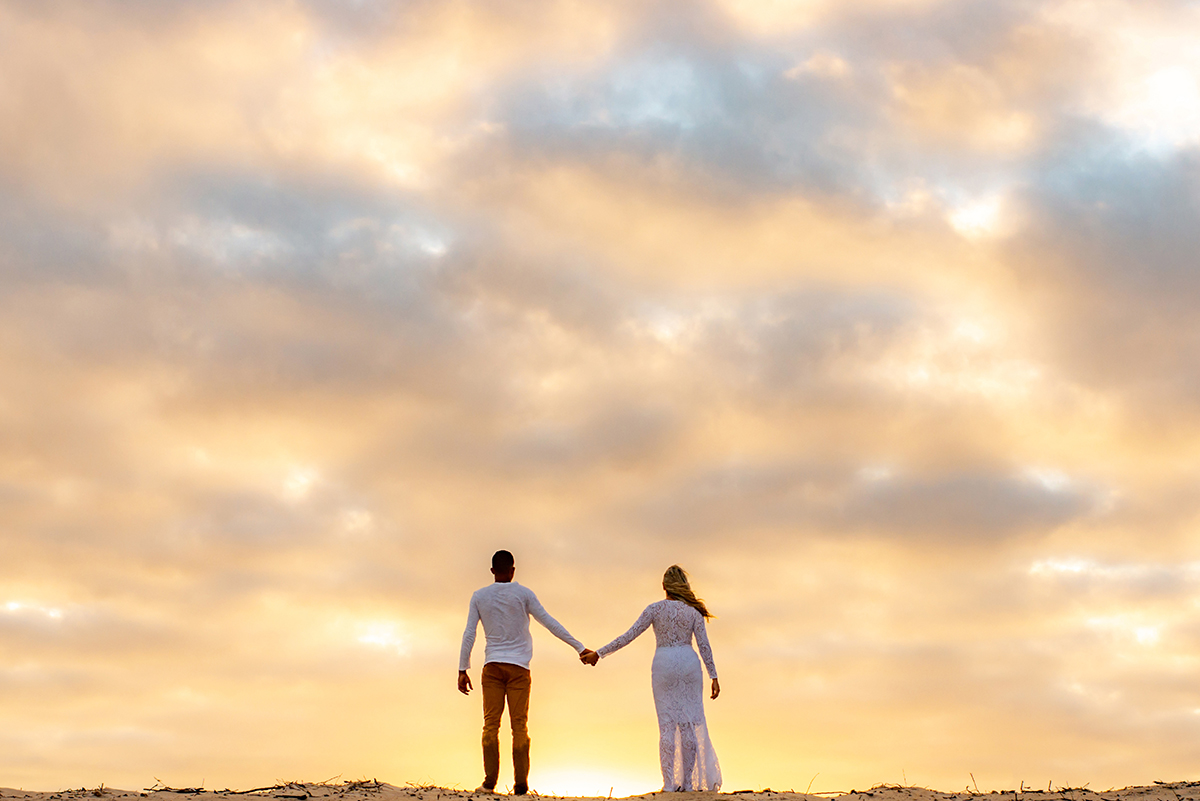 Ensaio Romântico dos Noivos Nayara e Jeferson. Litoral Sul Paraíba Brasil