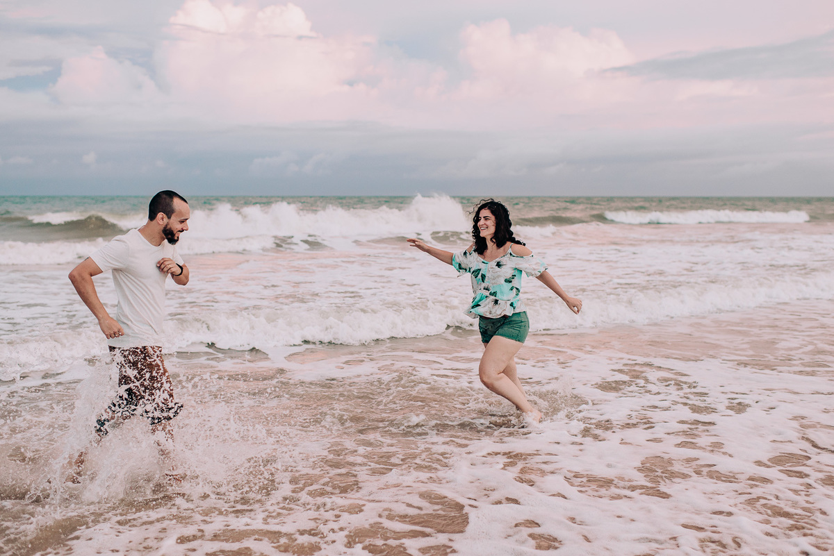 Muita descontração no ensaio com a luz magica que obtemos no ensaio da Barbara e Eduardo