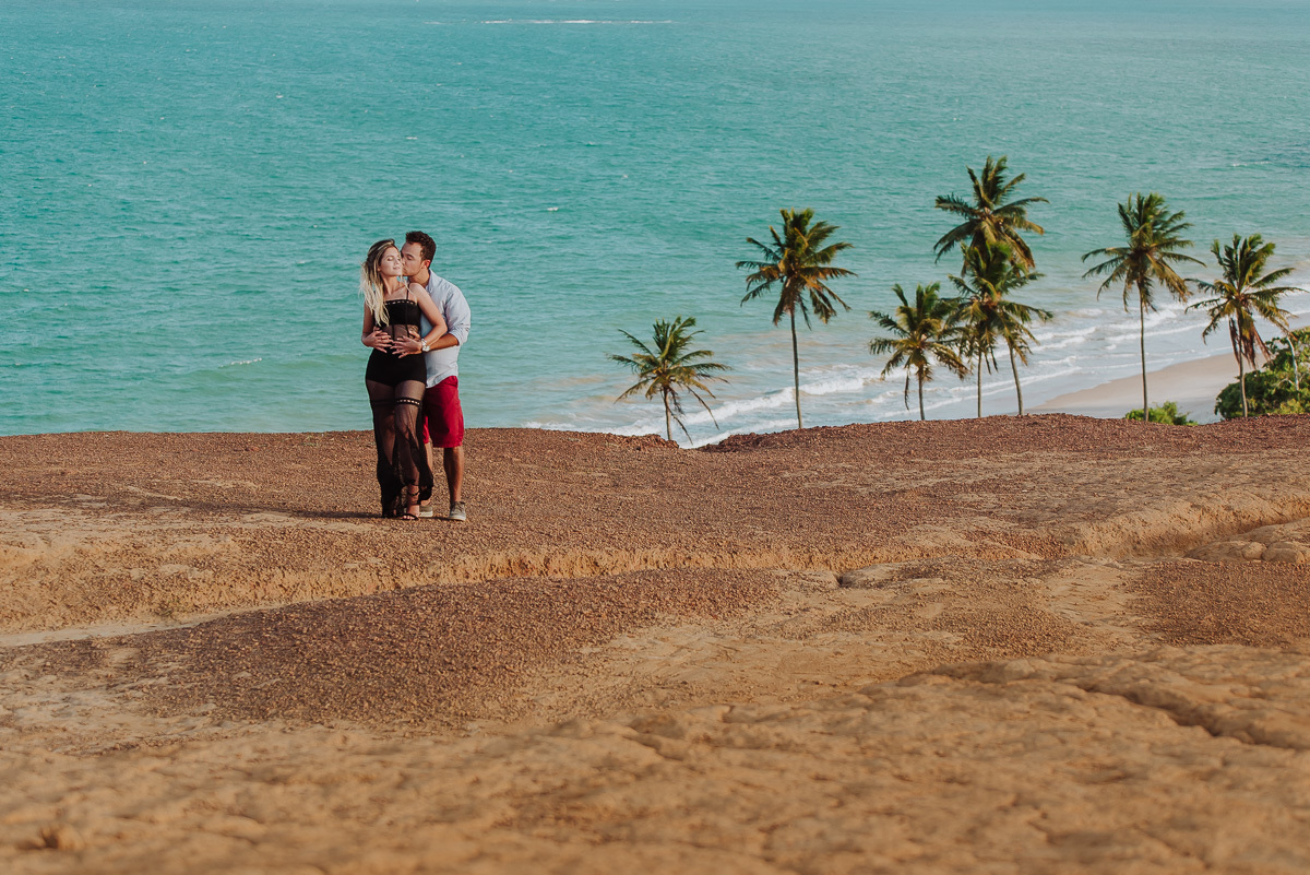 Ensaio de noivado no mirante de Barra de Gramame Sul PB