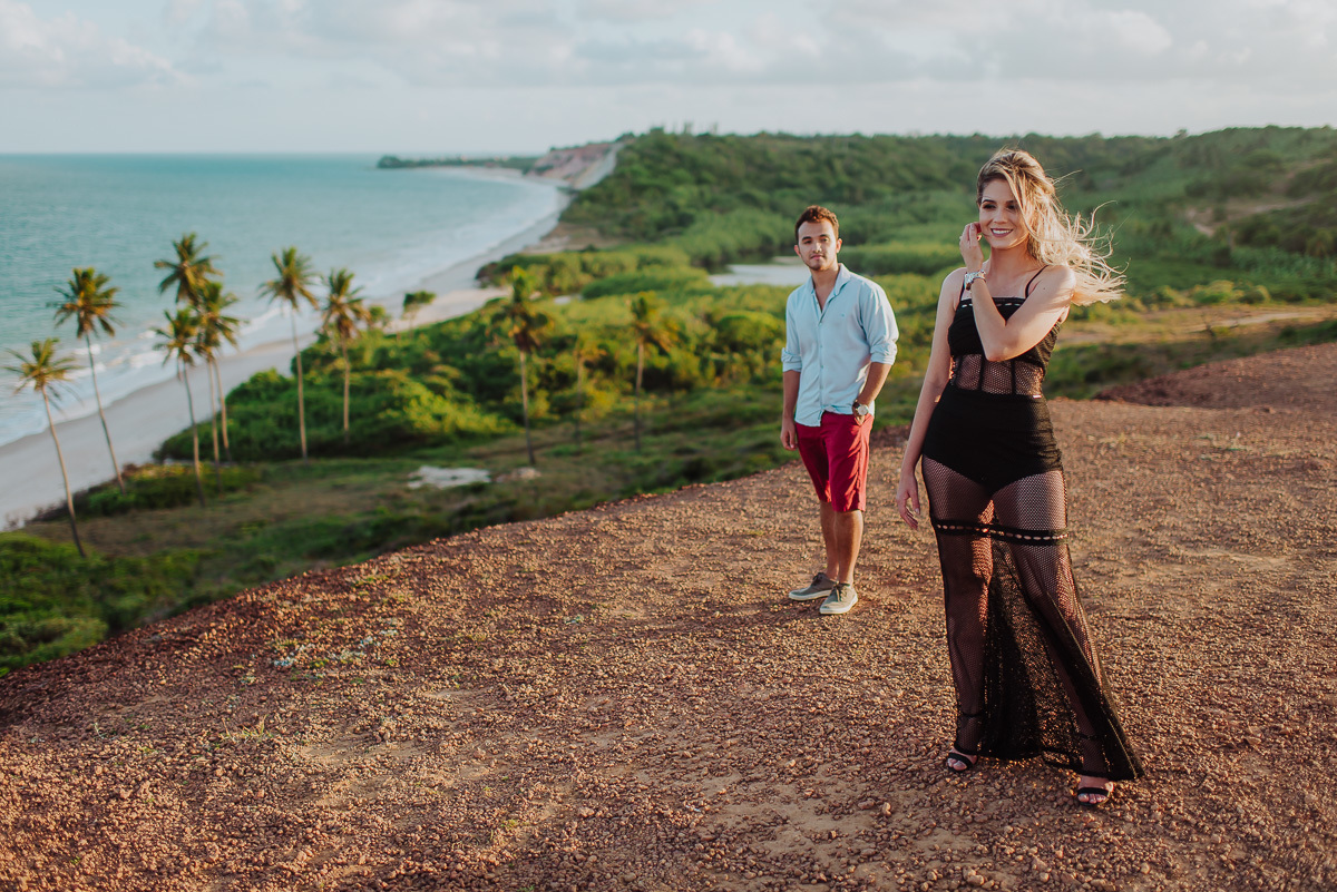 Ensaio de noivado no mirante de Barra de Gramame Sul PB