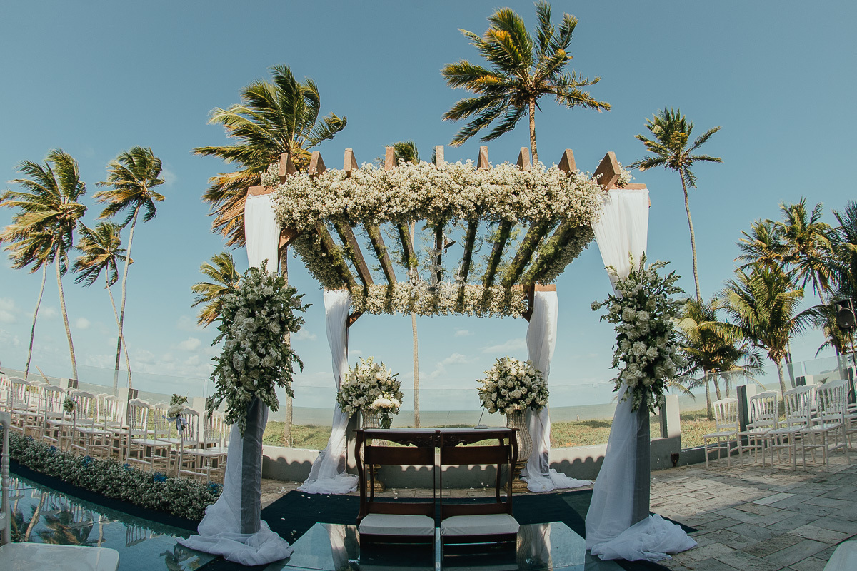 Decoração de casamento na praia
