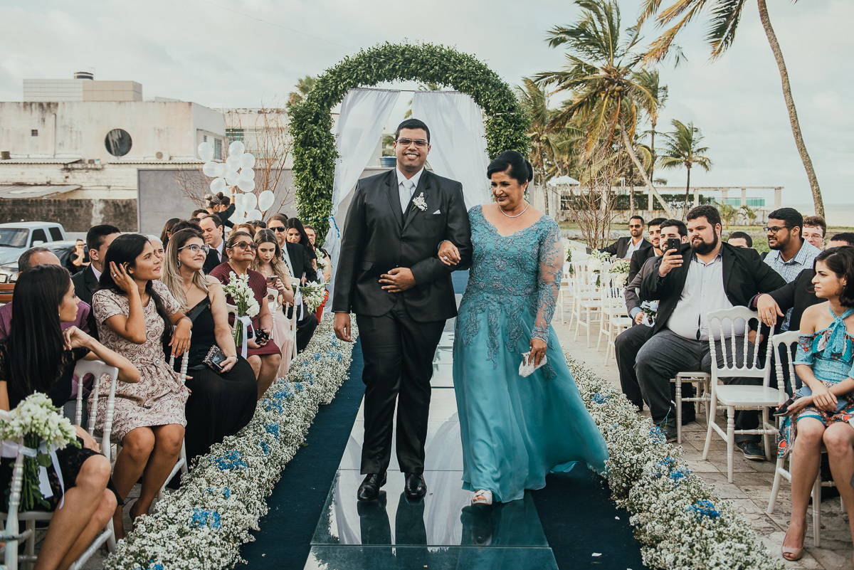 traje do novo casamento