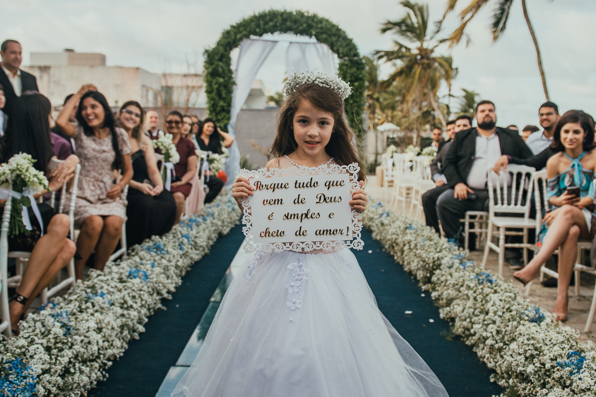 anunciando a entrada da noiva