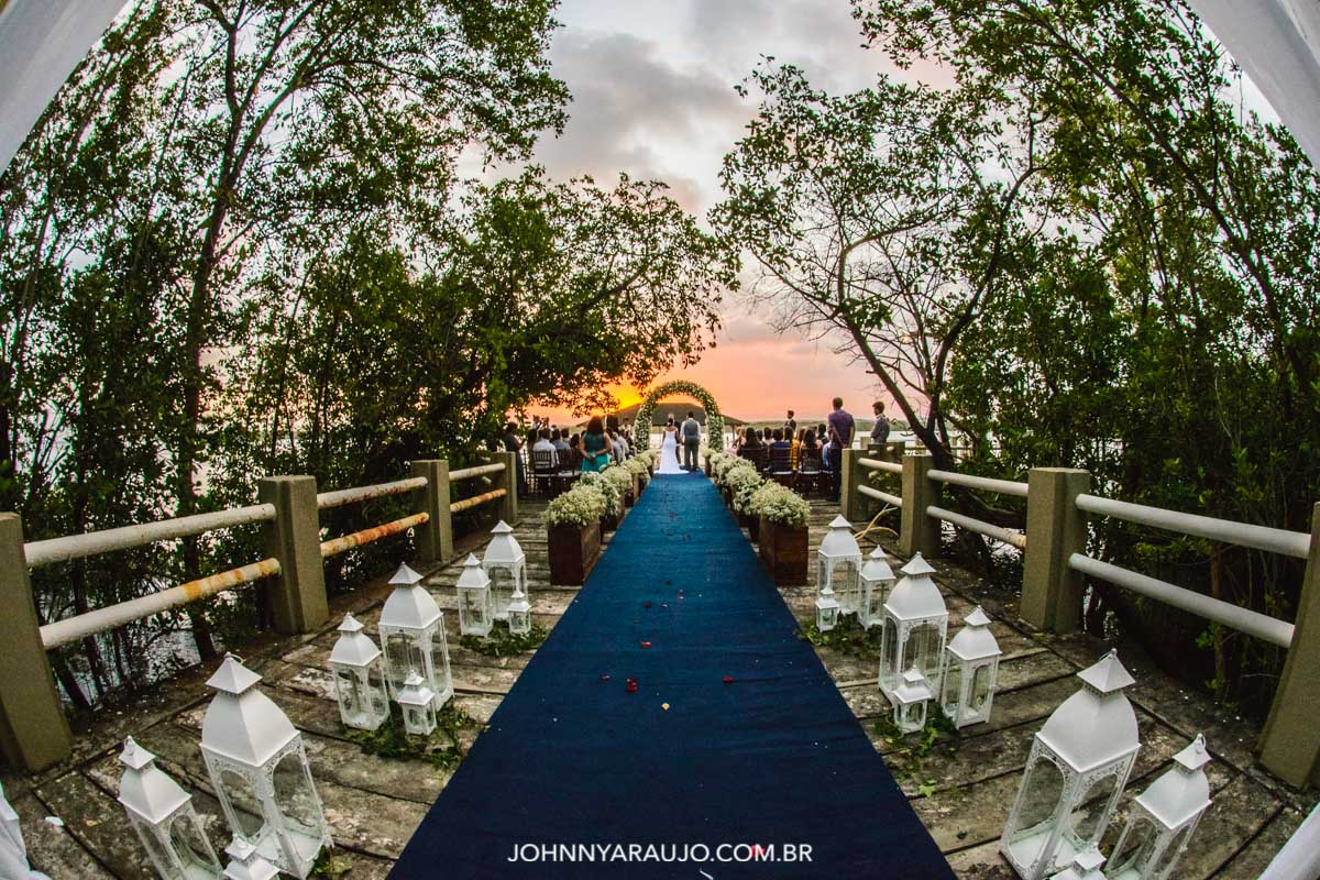 Cenário perfeito para uma linda cerimonia de casamento