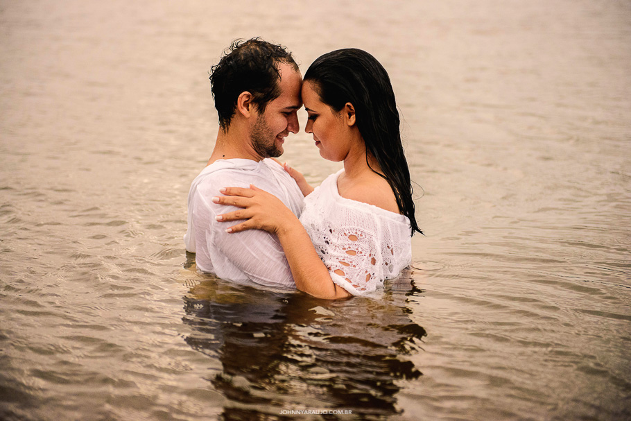 amo você ate de baixo da água