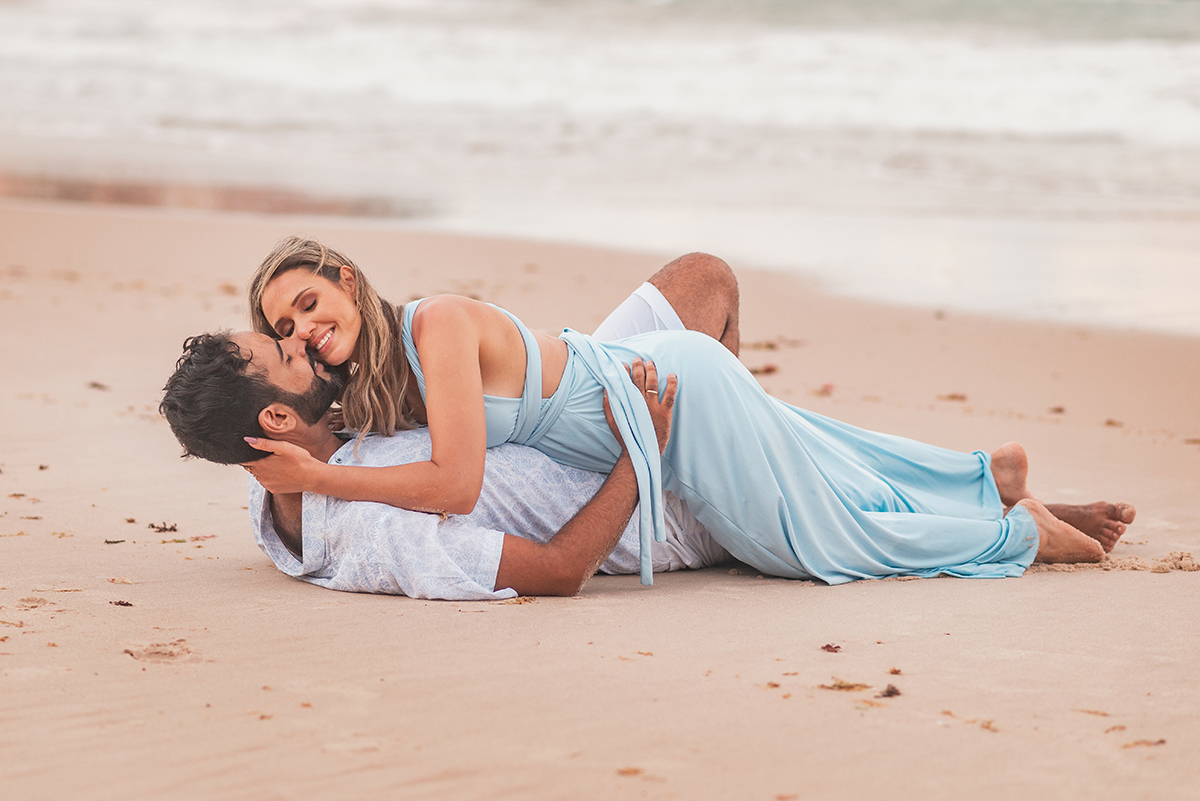 Ensaio senssual de casal na praia de João Pessoa