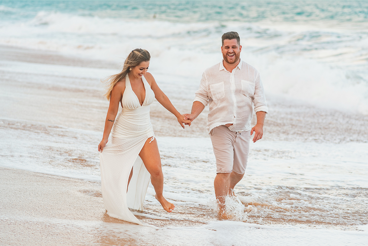 Ensaio divertido na Praia de Coqueirinho