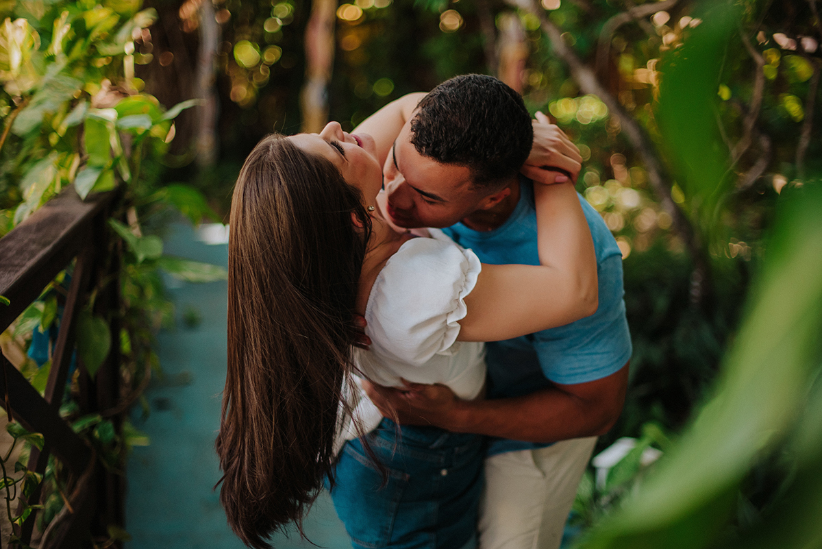 Um casal cheio de sintonia e muita personalidade